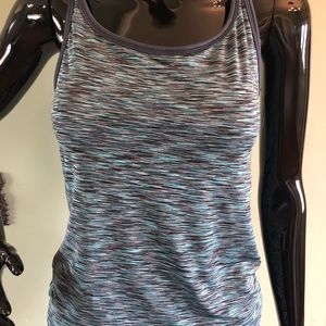 Multi color tank top for exercise